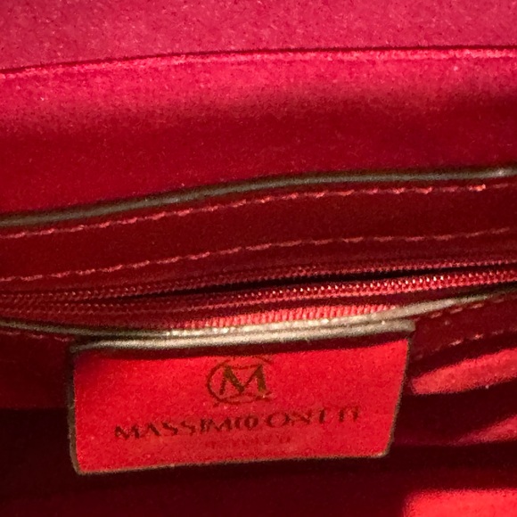 Massimo Contti Pink Satchel with Gold Medusa Detail - Picture 8 of 12